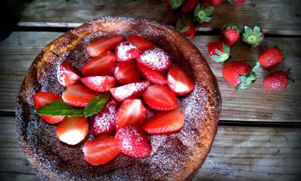 Αφράτο cheesecake φούρνου με ανθότυρο - Από τα πιο νόστιμα που έχετε δοκιμάσει