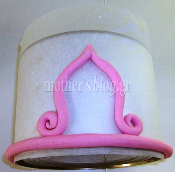 My cakes - My Hobby: Φτιάχνουμε την πιο γλυκιά τιάρα για τη τούρτα της μικρής μας πριγκίπισσας!