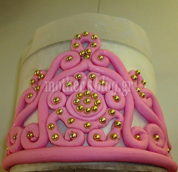My cakes - My Hobby: Φτιάχνουμε την πιο γλυκιά τιάρα για τη τούρτα της μικρής μας πριγκίπισσας!