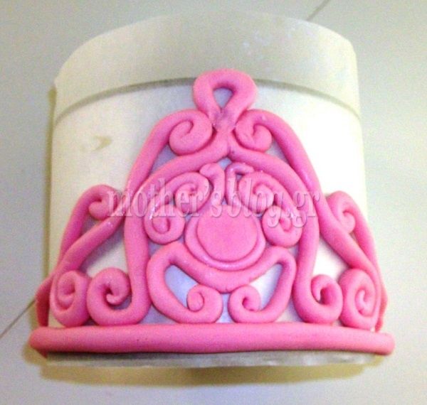My cakes - My Hobby: Φτιάχνουμε την πιο γλυκιά τιάρα για τη τούρτα της μικρής μας πριγκίπισσας!