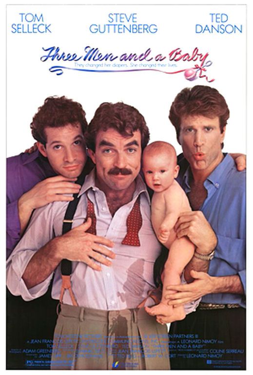 Three men and a baby