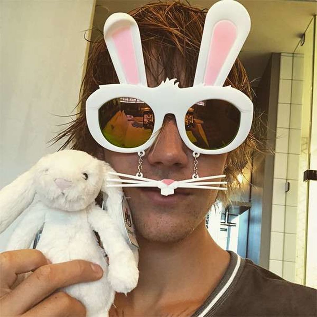 Ο Justin Bieber και το λαγουδάκι