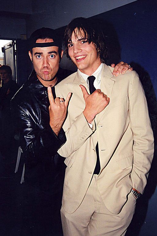 O Ashton Kutcher και ο Carson Daly στα Teen Choise Awards,1999