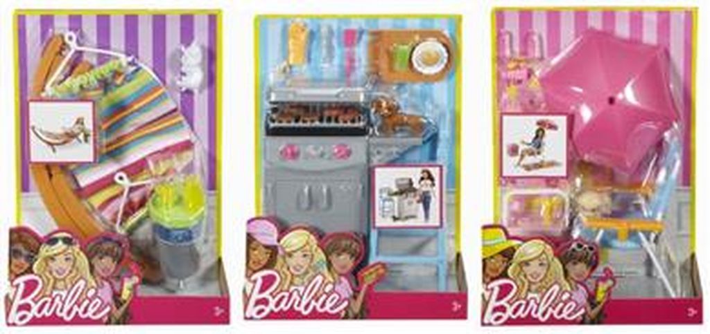 Barbie ονειρεμένα έπιπλα εξωτερικού χώρου