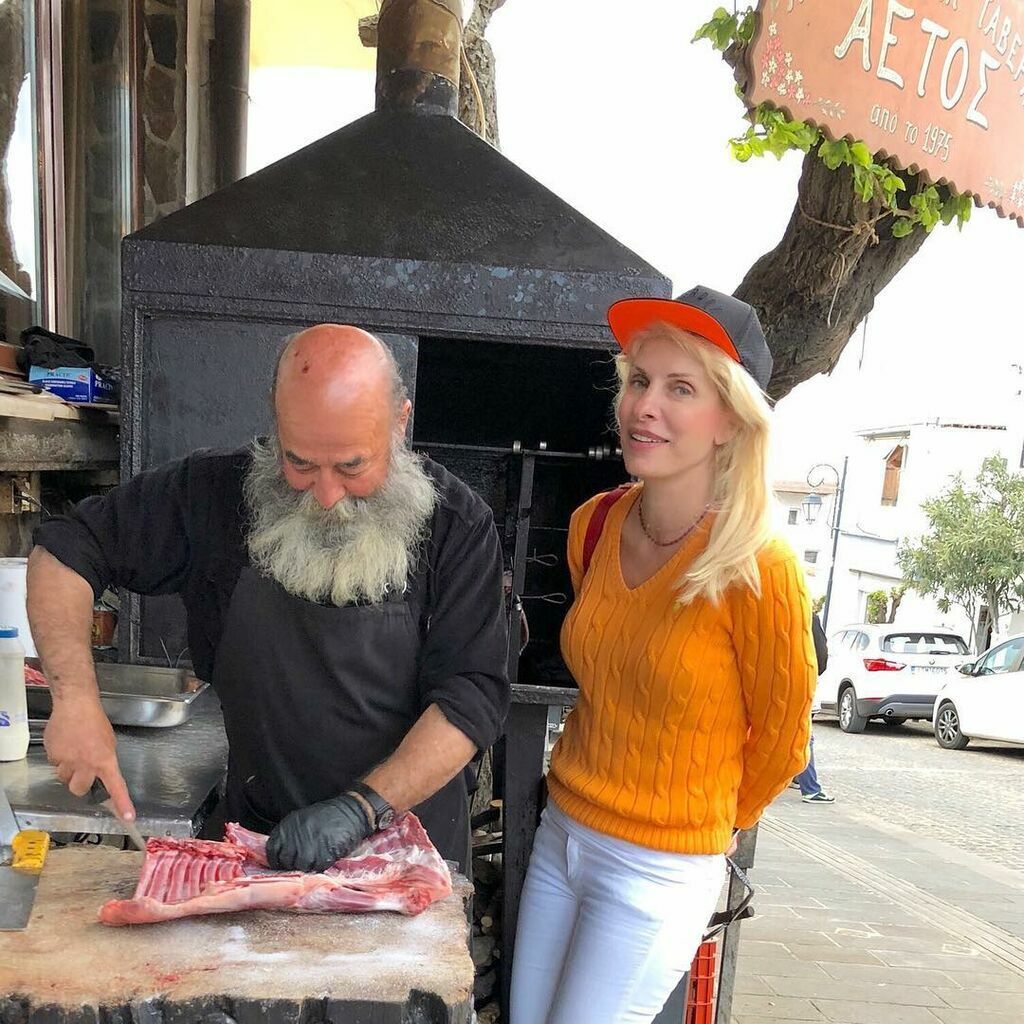 Ακόμη μια, είναι αυτή που φωτογραφήθηκε στην Κρήτη, όταν βρέθηκε για ολιγοήμερες διακοπές...