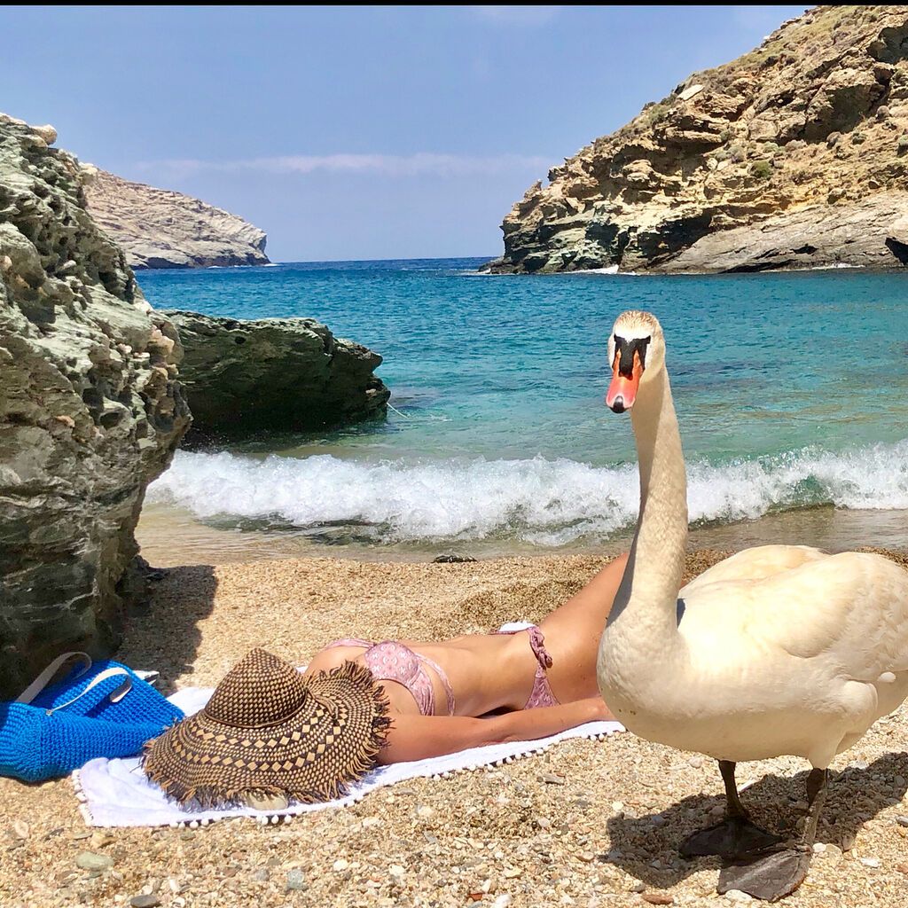 Ελένη Μενεγάκη: Αυτές είναι οι πρώτες καλοκαιρινές φωτογραφίες από την Άνδρο (pics)