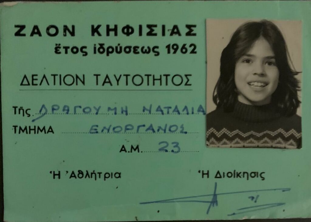"Κοιτα τι βρηκα! #throwback #lookwhatifound #athlete #youth" , έγραψε η γνωστή ηθοποιός
