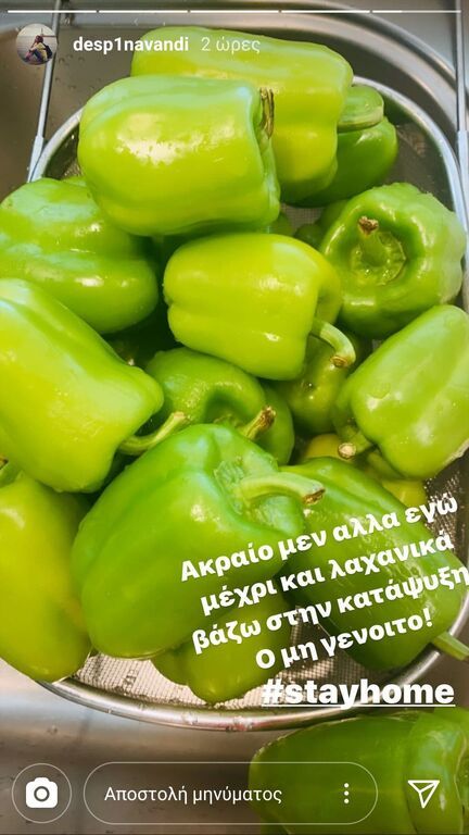 Μπορεί να φτιάχνει τυρόπιτα, όμως στην κατάψυξή της βρίσκονται αρκετά λαχανικά για «ο μη γένοιτο» όπως σχολιάζει και η ίδια! Αλήθεια, εσείς σκεφτήκατε να βάλετε λαχανικά στην κατάψυξη;