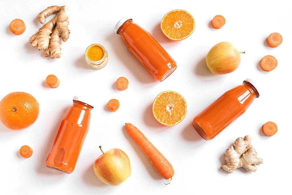 Καλοκαιρινό smoothie: Υλικά - γιαούρτι, μπανάνα, πορτοκάλι, πορτοκαλί κολοκύθα