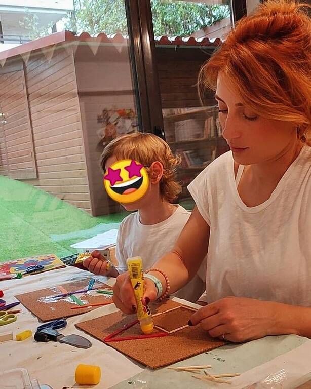 Ευδοκία Ρουμελιώτη: Παιχνίδια στην πισίνα με τον γιο της (pics)
