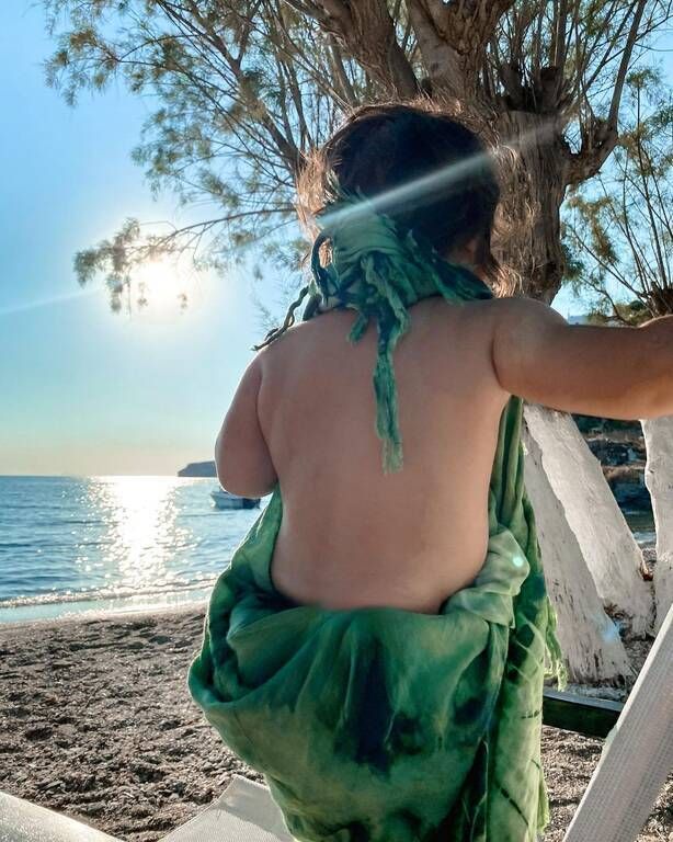 Νικολέττα Ράλλη: Μία μικρή κηπουρός η κόρη της (εικόνες)