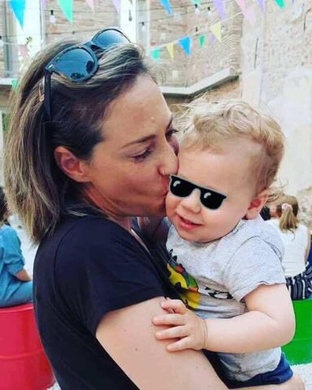 Αλεξάνδρα Ούστα: Στη θάλασσα με τον γιο της - Δείτε πώς τον φωτογράφισε