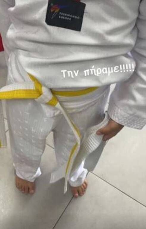 Φαίη Σκορδά: Ο γιος της έψησε γλυκοπατάτες στον φούρνο (εικόνες)