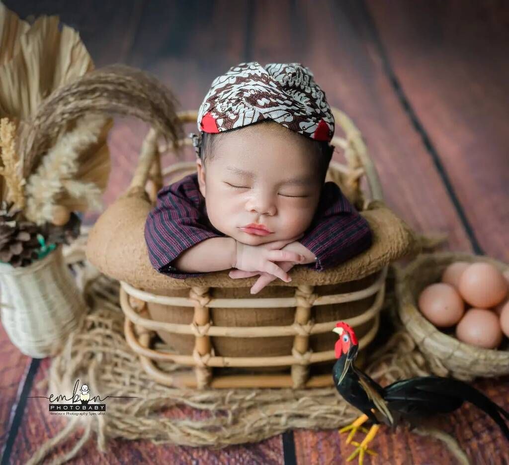 Μωράκι σε καλάθι - instagram@embunphotobaby