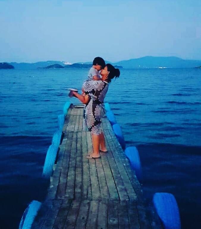 Love??? #meandmyboy#loveyoutothemoonandback #vacations#skiathosisland#sea#blue#Konstantinos