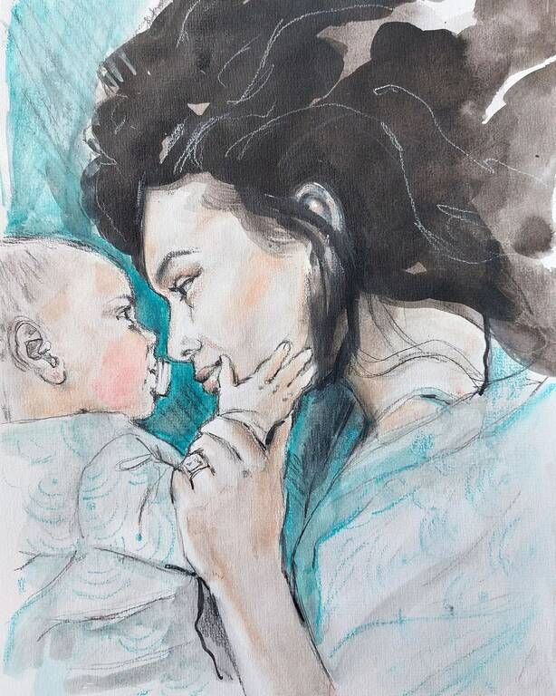 H αγκαλιά κάνει τα παιδιά πιο ανθεκτικά ( instagram@ art_to_remember_by_nw)