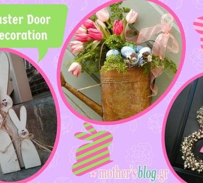 10 DIY Πασχαλινές κατασκευές για να διακοσμήσετε την πόρτα σας!