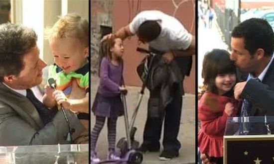 Διάσημοι μπαμπάδες στις πιο τρυφερές στιγμές με τα παιδιά τους (vid)