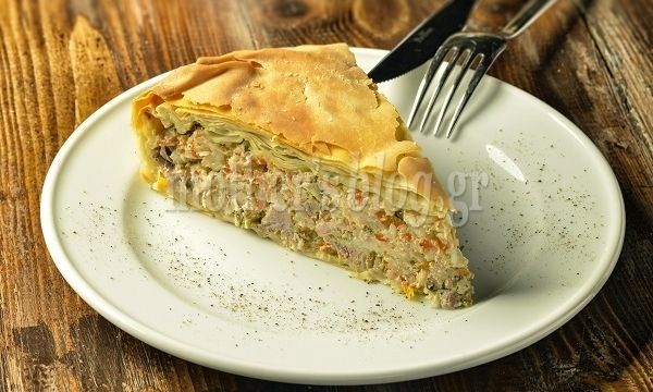 Κοτόπιτα με λαχανικά από τον Γιώργο Γεράρδο