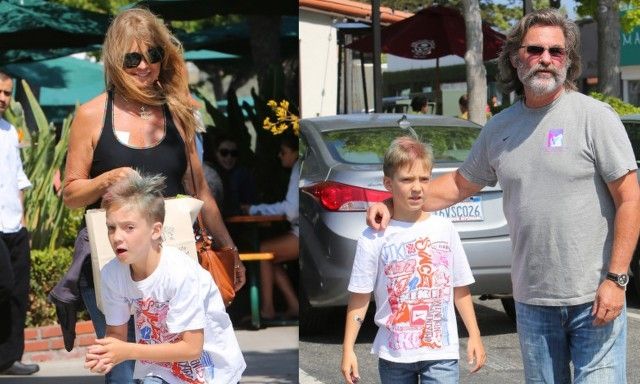 Ο γιος της Kate Hudson για ψώνια με τον παππού και τη γιαγιά!