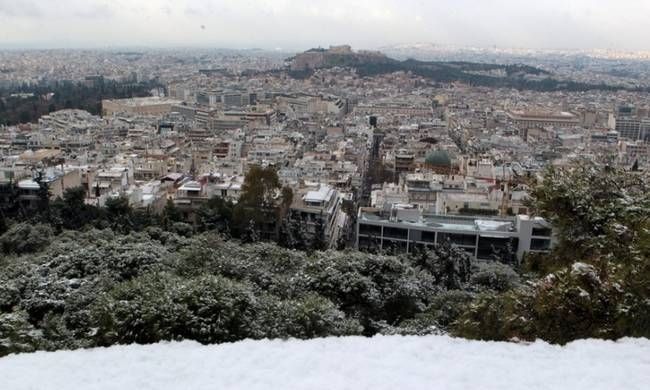 Λευκό τοπίο σε όλη τη χώρα