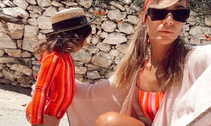 'Ηβη Αδάμου: Δείτε τη για 1η φορά να παίζει με την κόρη της - Μοναδικό βίντεο