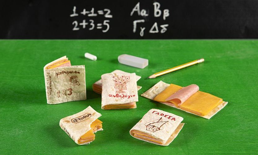 Πρωτότυπη ιδέα για κολατσιό των παιδιών: Παιδικές τορτίγιες - βιβλία