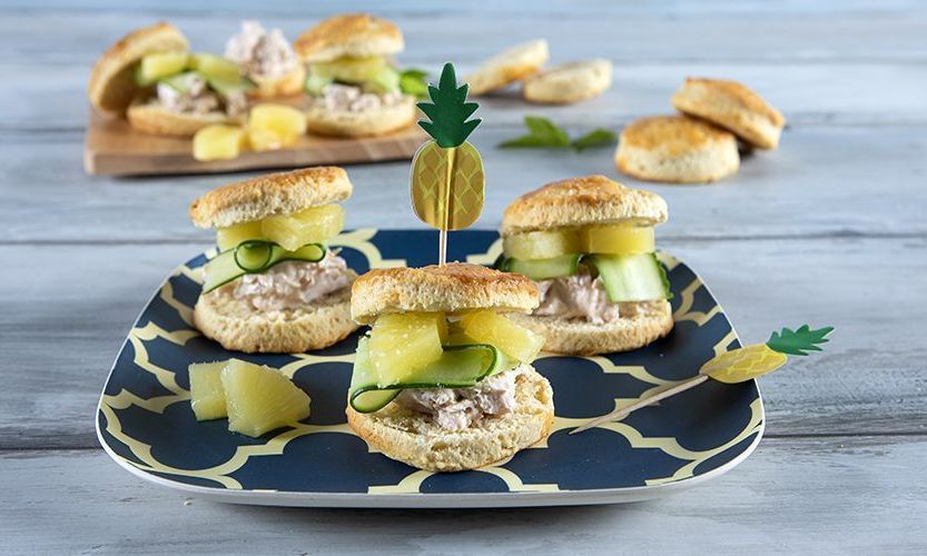 Scones με κοτόπουλο - Ένα υγιεινό σνακ για όλη την οικογένεια