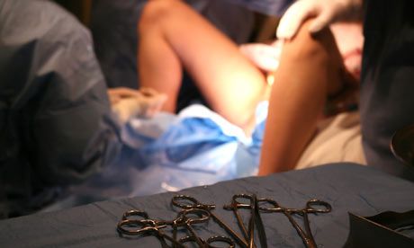 Woman giving birth 004