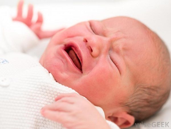 crying newborn