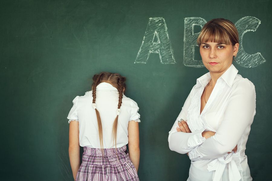 bigstock Female Techer Punishment Her G 253407586 1