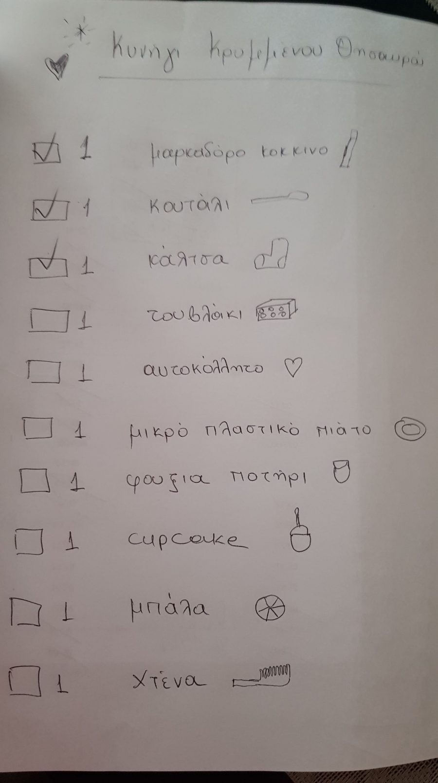 kynigi krimmenou thisaurou