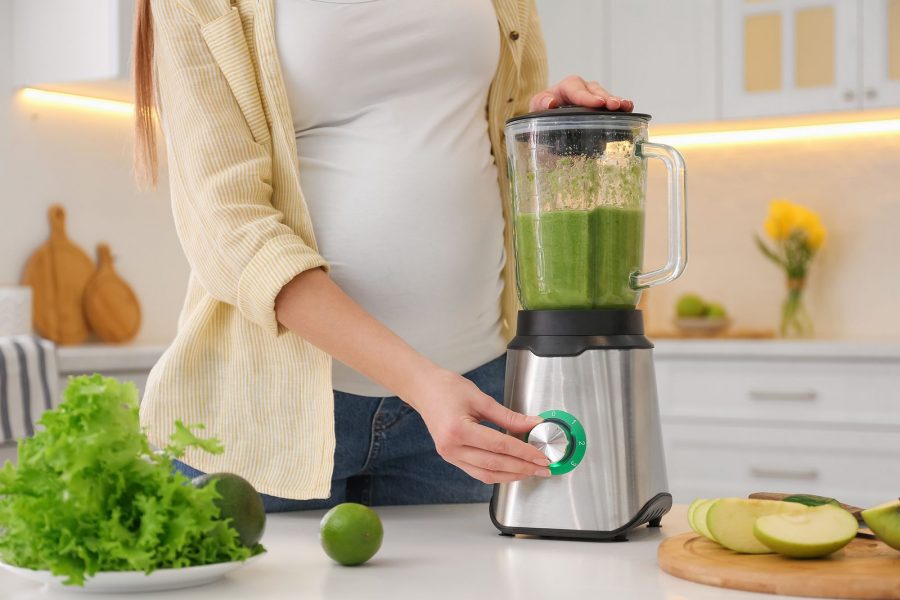 prasino smoothie egkymosyni