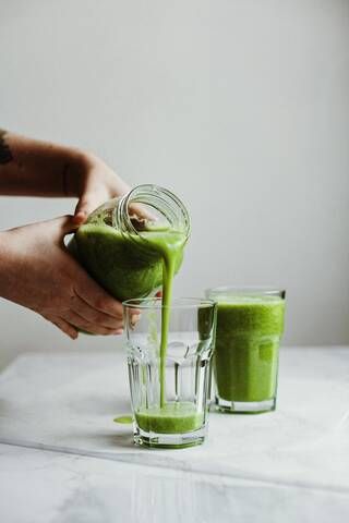 prasino smoothie me kimino